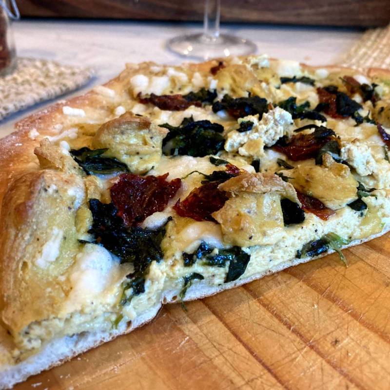 Vegan White Pizza Recipe: With Tofu Ricotta (No&nbsp;Cashews)