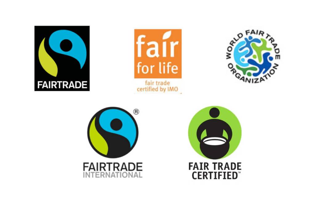 Five labels to look for when purchasing fair trade chocolate.