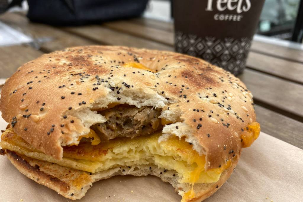 Vegan breakfast sandwich is now available at Peet's Coffee.